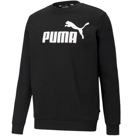 Bluza męska Puma ESS Big Logo Crew FL czarna 586678 01 Puma S Galeria Sportowa