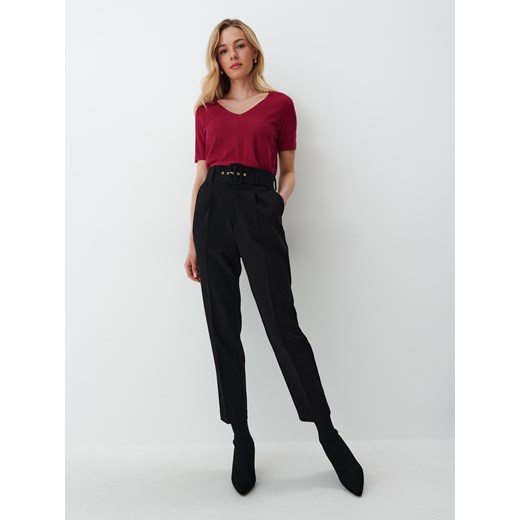 Mohito - Błyszcząca bluzka z krótkim rękawem - Różowy Mohito XS Mohito