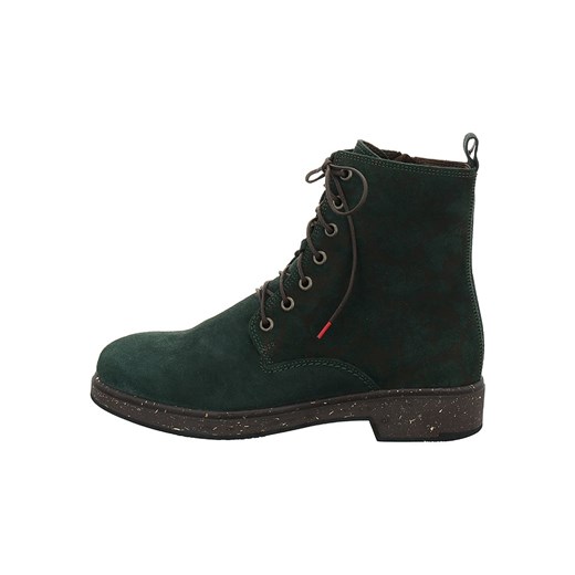 Skórzane botki "Cogita" w kolorze zielonym Think! 40,5 Limango Polska wyprzedaż