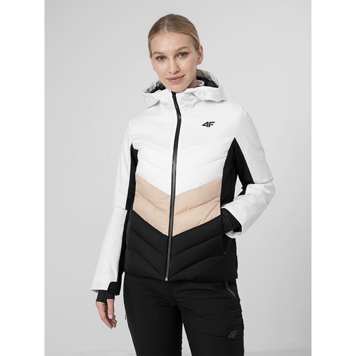 Kurtka narciarska w kolorze biało-beżowo-czarnym M wyprzedaż Limango Polska