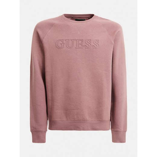 Męska bluza dresowa nierozpinana z nadrukiem GUESS ALDWIN CN SWEATSHIRT Guess S wyprzedaż Sportstylestory.com
