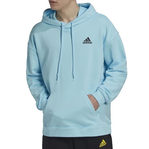 Bluza adidas Clubhouse Tennis Hoodie HK6467 - niebieska ze sklepu streetstyle24.pl w kategorii Bluzy męskie - zdjęcie 148010158