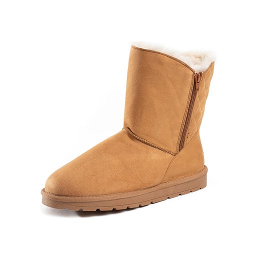 Botki zimowe "Zasha" w kolorze jasnobrązowym Island Boot 41 promocja Limango Polska