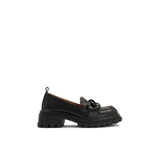 Skórzane półbuty slip on z podeszwą typu track Kazar 38 Kazar