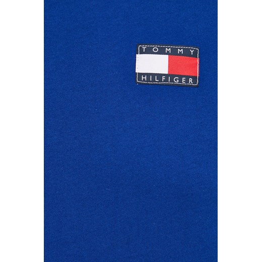 Tommy Hilfiger t-shirt bawełniany kolor niebieski gładki Tommy Hilfiger L ANSWEAR.com