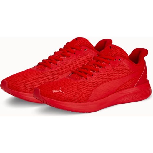 Buty sportowe męskie Puma czerwone sznurowane 