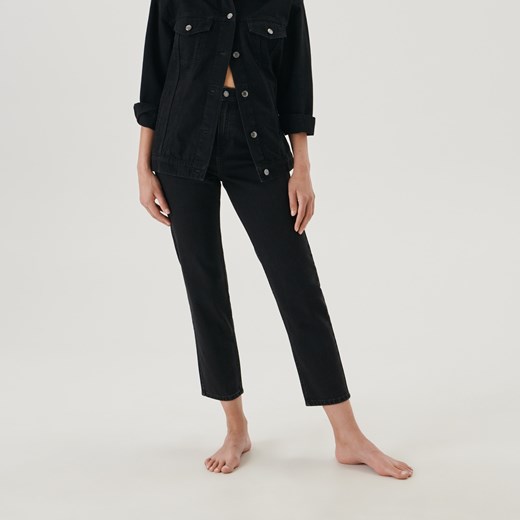 Jeansy damskie czarne Sinsay 