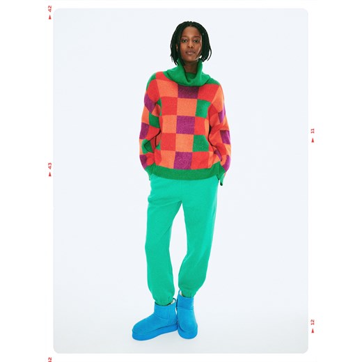 Reserved - Sweter oversize - Wielobarwny Reserved L Reserved