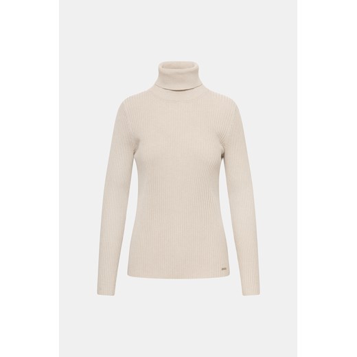 QUIOSQUE Golf - Beżowy jasny - Kobieta - 46 EUR(3XL) Quiosque 44 EUR(2XL) okazyjna cena Halfprice
