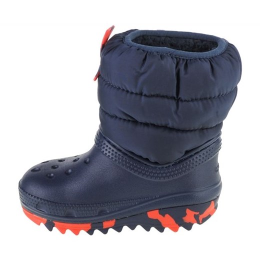 Granatowe buciki niemowlęce Crocs bez zapięcia