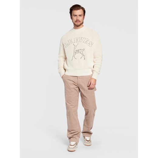 Leeves Sweter Unisex Antelope Écru Regular Fit Leeves L MODIVO