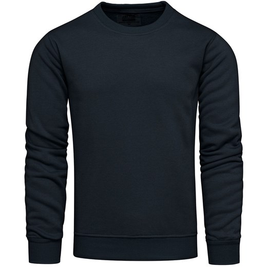 Bluza męska granatowa Recea ze sklepu Recea.pl w kategorii Bluzy męskie - zdjęcie 148164146