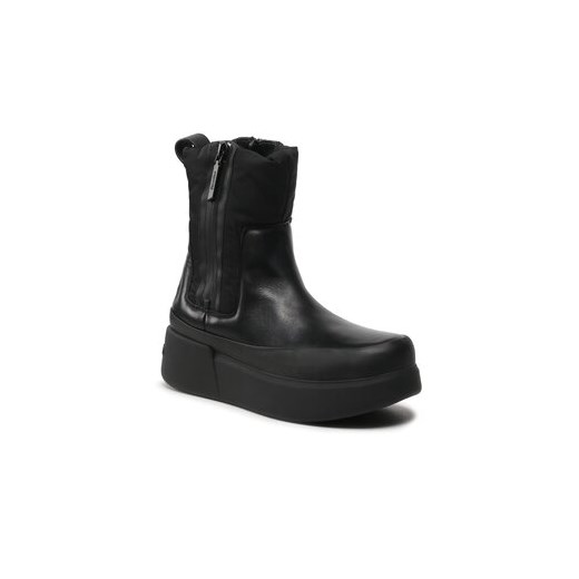 Botki Calvin Klein - Padded Nylon Ankle Boot HW0HW01262 Ck Black BAX Calvin Klein 40 wyprzedaż eobuwie.pl