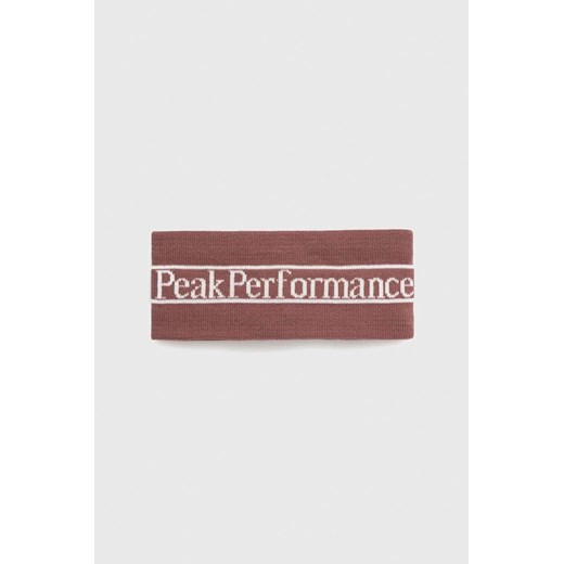 Peak Performance opaska na głowę Pow kolor fioletowy Peak Performance ONE ANSWEAR.com