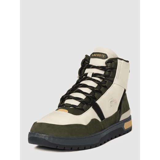 Sneakersy wysokie z aplikacją z logo Lacoste 42 Peek&Cloppenburg