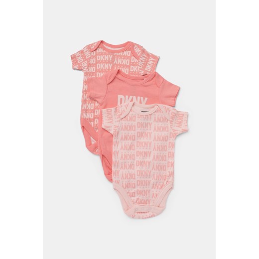 DKNY Body 3-pak - Różowy - Dziewczynka - 6-12 MSC(74CM) 3-6 MSC(62CM) Halfprice