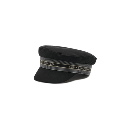 Kaszkiet Tommy Hilfiger - Signature Feminine Baker Boy AW0AW10997 BDS Tommy Hilfiger okazja eobuwie.pl