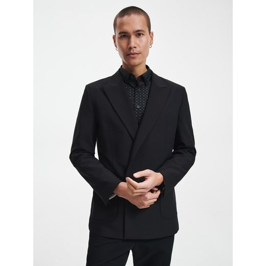 Reserved - Wzorzysta koszula slim fit - Czarny Reserved XXL Reserved