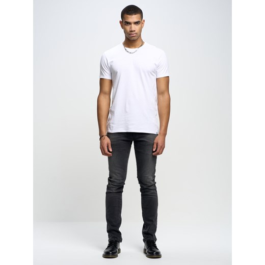 Koszulka męska bawełniana biała Basic 101 ze sklepu Big Star w kategorii T-shirty męskie - zdjęcie 148268956