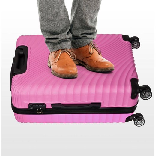 Stylowa, mała walizka na obrotowych kółkach — Peterson Merg one size merg.pl