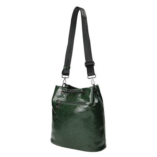 Torebka w kolorze ciemnozielonym - (S)28 x (W)28 x (G)16 cm Nobo onesize okazyjna cena Limango Polska