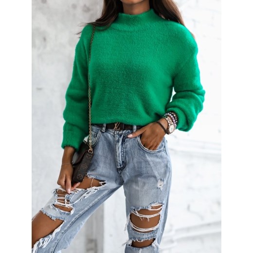 Sweter Savo Zielony Lisa Mayo uniwesralny Lisa Mayo