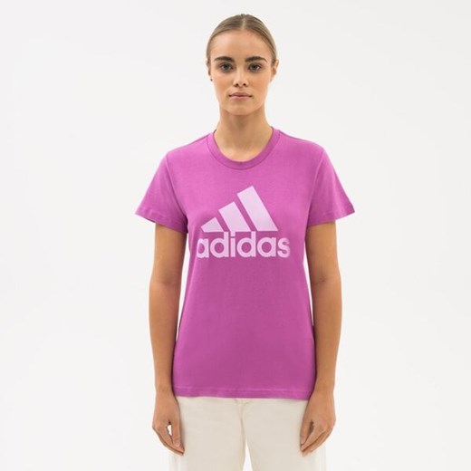 Bluzka damska Adidas Core z krótkimi rękawami na wiosnę z okrągłym dekoltem 