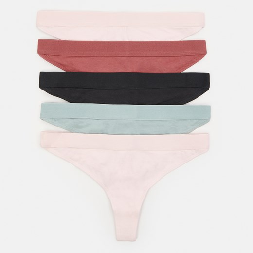 Sinsay - Majtki stringi 5 pack - Wielobarwny Sinsay L Sinsay
