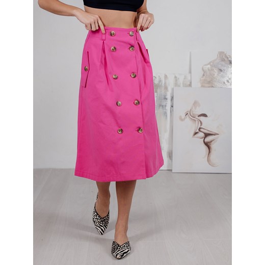 Bawełniana spódnica midi Azuri Azuri S Eye For Fashion