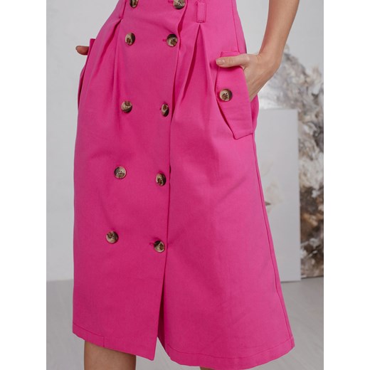 Bawełniana spódnica midi Azuri Azuri S Eye For Fashion