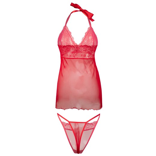 Arizona komplet, Kolor czerwony, Rozmiar M, DKaren ze sklepu Intymna w kategorii Komplety bielizny damskiej - zdjęcie 148432056