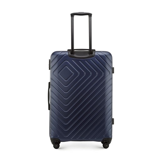 Duża walizka z ABS-u z geometrycznym tłoczeniem Wittchen WITTCHEN