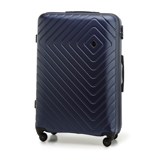 Duża walizka z ABS-u z geometrycznym tłoczeniem Wittchen WITTCHEN