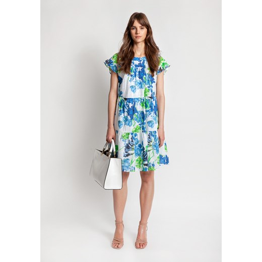 Sukienka w 100% z bawełny w ażurowe kwiatki ze sklepu Molton w kategorii Sukienki - zdjęcie 148463338