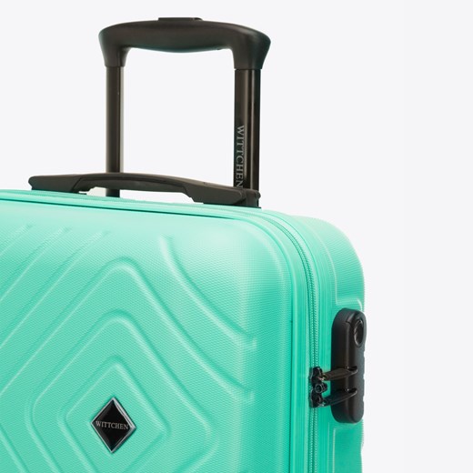 Zestaw walizek z ABS-u z geometrycznym tłoczeniem Wittchen okazja WITTCHEN