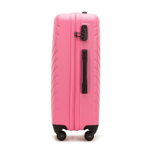 Średnia walizka z ABS-u z geometrycznym tłoczeniem Wittchen okazja WITTCHEN