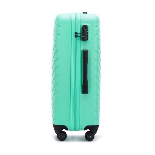Średnia walizka z ABS-u z geometrycznym tłoczeniem Wittchen okazyjna cena WITTCHEN