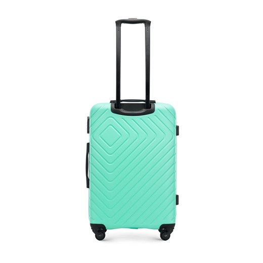 Średnia walizka z ABS-u z geometrycznym tłoczeniem Wittchen promocja WITTCHEN