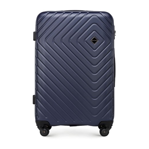 Średnia walizka z ABS-u z geometrycznym tłoczeniem Wittchen wyprzedaż WITTCHEN