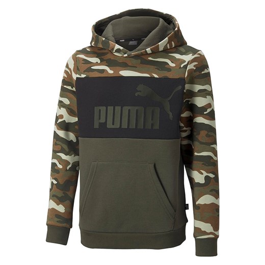 Bluza "ESS+ Camo" w kolorze khaki Puma 152 wyprzedaż Limango Polska