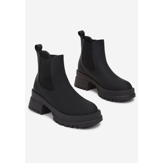 Czarne Botki Cylola Renee 39 wyprzedaż renee.pl