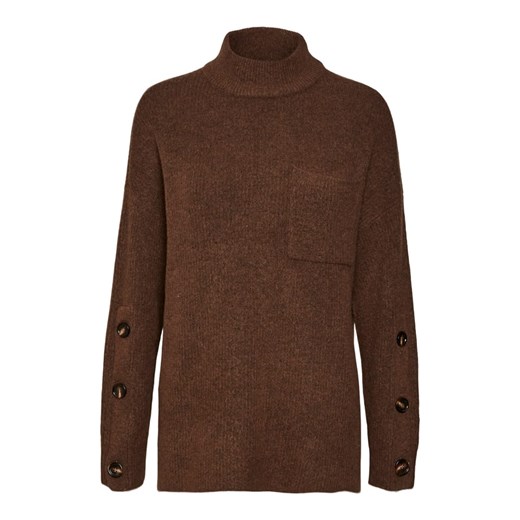 Sweter "Jane" w kolorze brązowym Vero Moda L promocyjna cena Limango Polska
