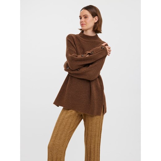 Sweter "Jane" w kolorze brązowym Vero Moda XL okazja Limango Polska