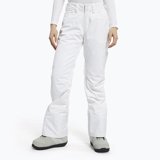 Spodnie snowboardowe damskie Roxy Backyard białe ERJTP03167 L okazyjna cena sportano.pl