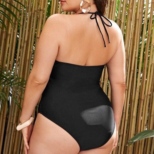 Klasyczne Plus Size Bikini Z Paskami Na Dekolcie Parine.pl L promocja ParinePL