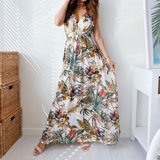 Sukienka Maxi We Wzory Parine.pl S ParinePL