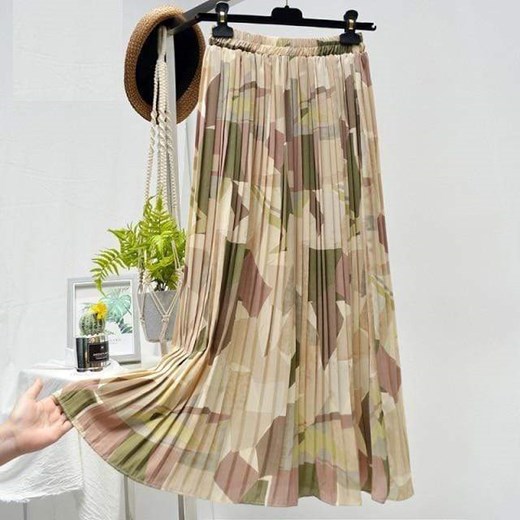 Plisowana Spódnica Midi ze sklepu ParinePL w kategorii Spódnice - zdjęcie 148589675