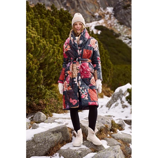 Płaszcz zimowy wiązany Mountain Rose XS Naoko M NAOKO