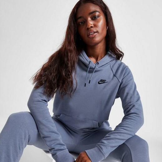 NIKE BLUZA Z KAPTUREM W NSW ESSNTL FLC PO NIEBIESKI DX2316-493 Nike L JD Sports 