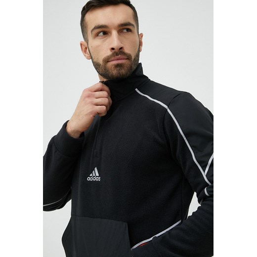 Adidas Performance bluza męska kolor czarny z aplikacją XL ANSWEAR.com